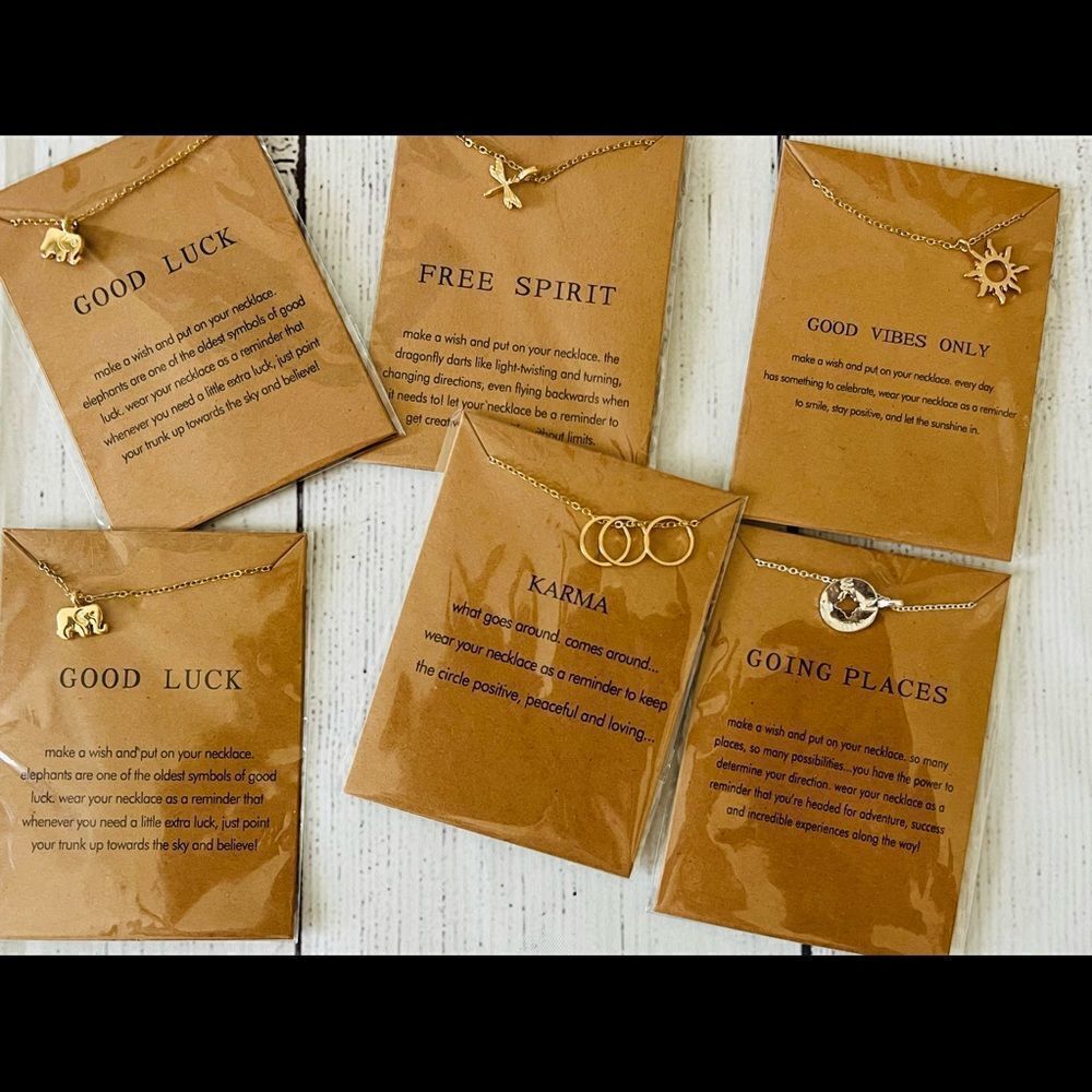 Charm necklace jewelry 